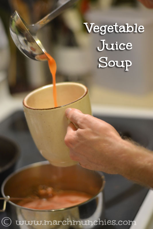 March Munchies Vegetable Juice Soup