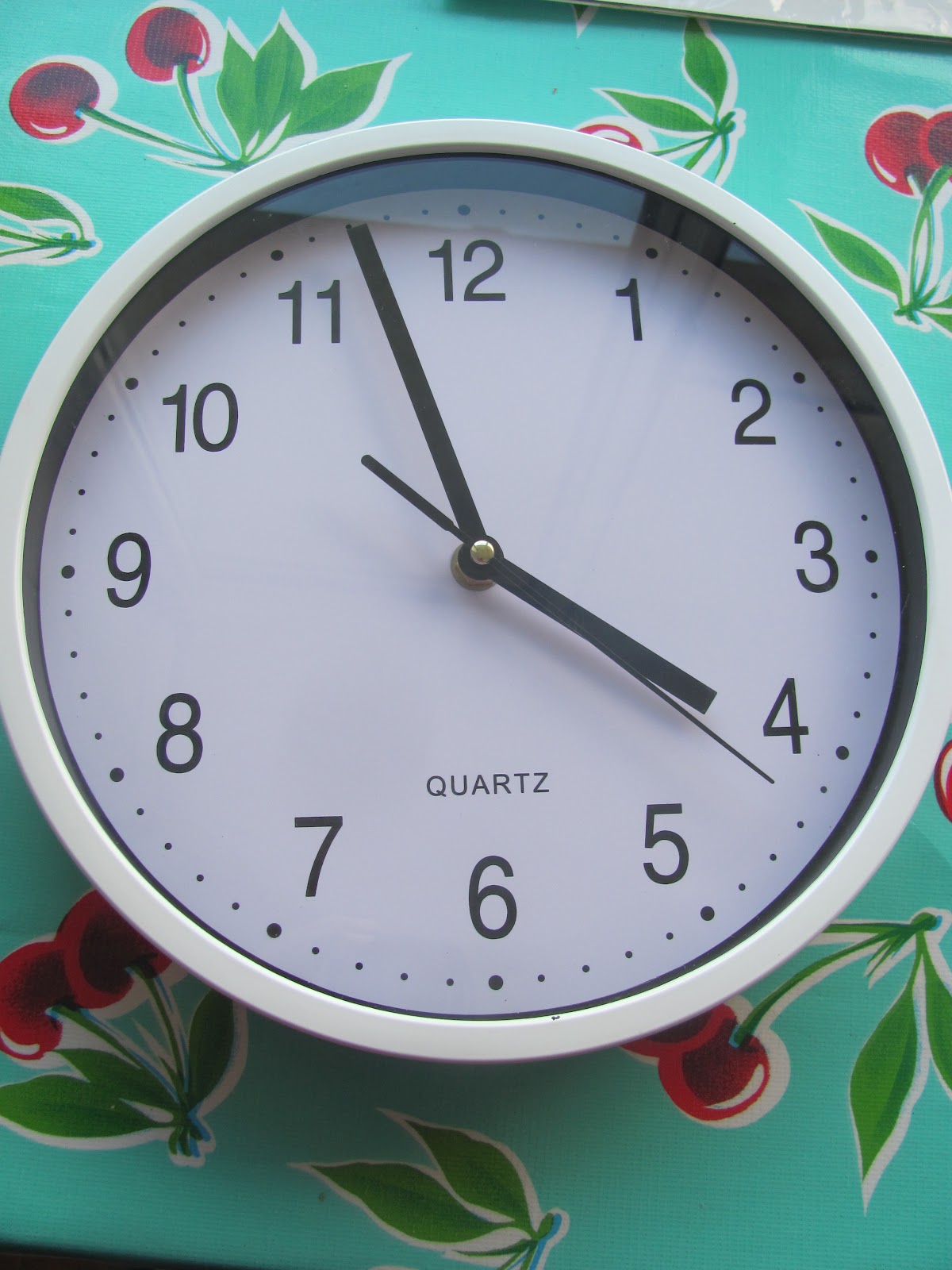 five brothers one sister: sewing room clock