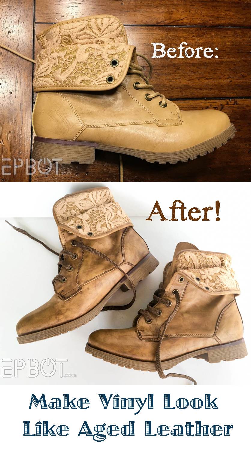 Epbot How To Make Vinyl Boots Look Like Aged Leather How To Make Vinyl Boots Look Like Aged