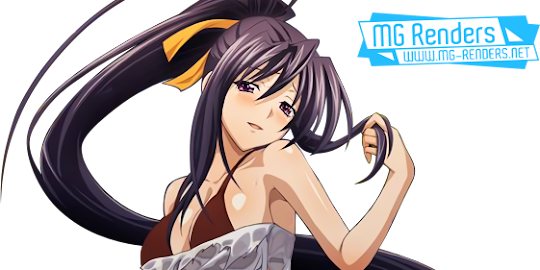 High School DxD - Himejima Akeno Render 39 v2