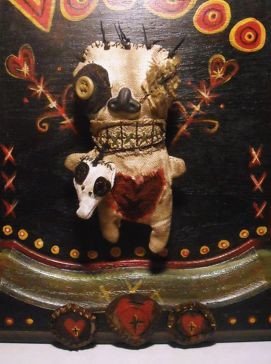 What Is Voodoo >> Junker Jane Art Dolls and Soft Sculptures: NEW! Original Voodoo Wall Art w/ voodoo doll What Is Voodoo >> Junker Jane Art Dolls and Soft Sculptures: NEW! Original Voodoo Wall Art w/ voodoo doll