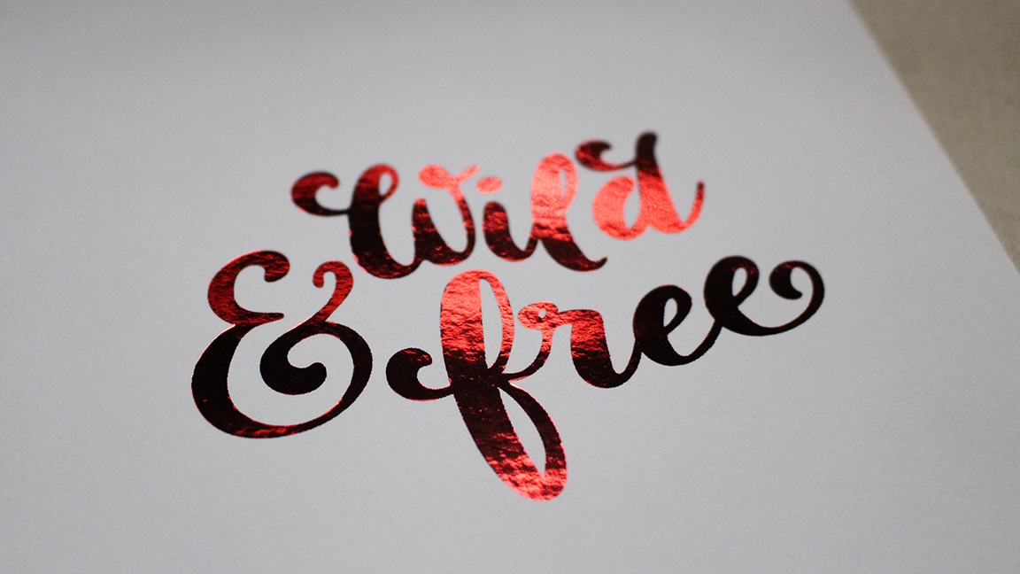 Sophie Gallo Design Blog Perfect Gold Foil! Minc Vs. Laminator