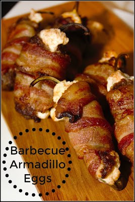 Barbecue Armadillo Eggs for Game Day Homegating #fanfoodleague