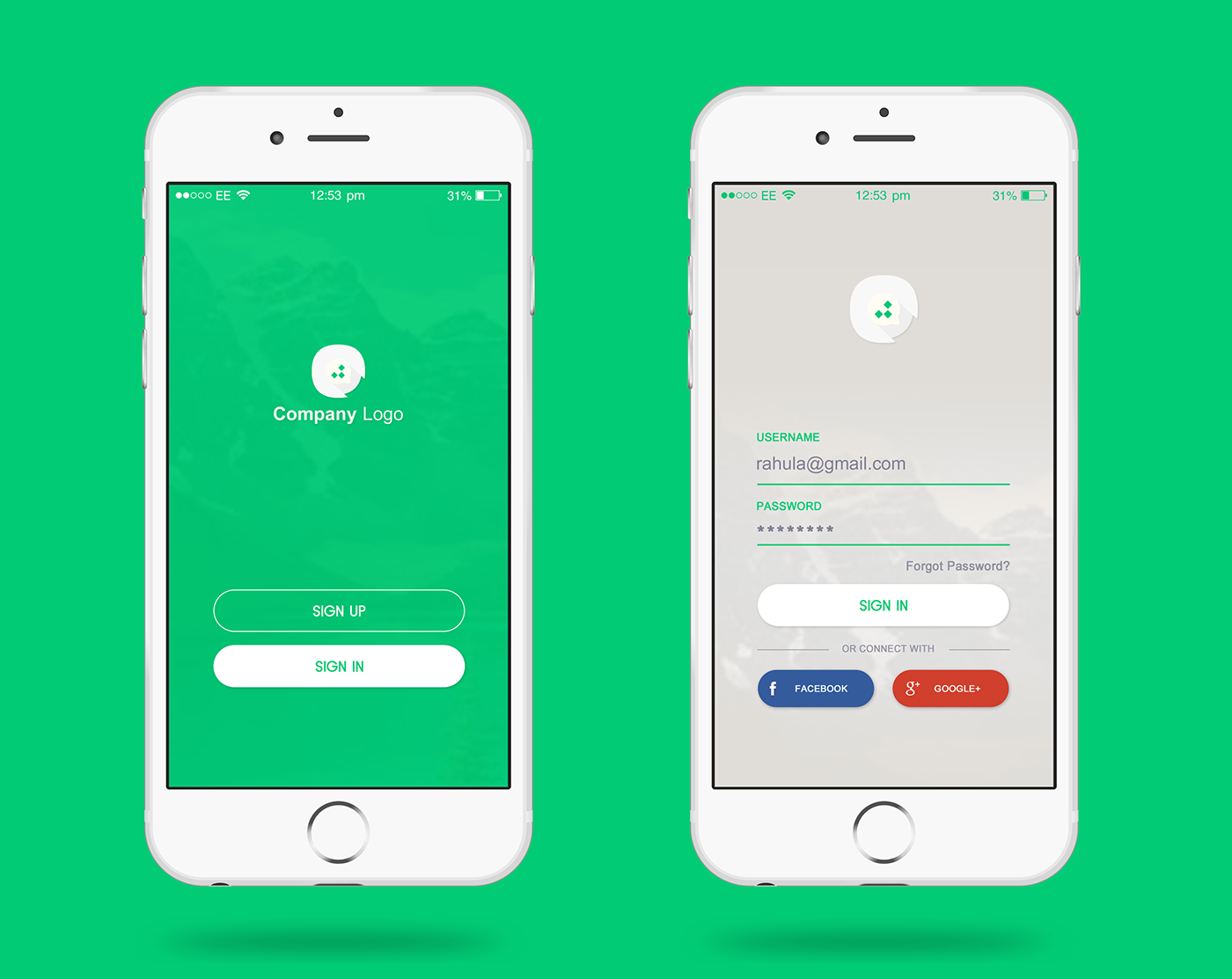 Login Page Design Login Page Design