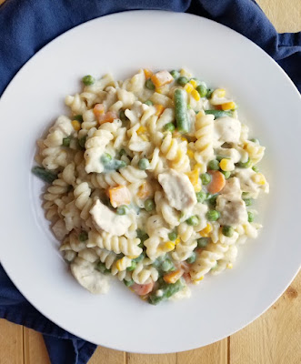 Pasta has to be one of the most versatile and universally loved foods out there. Come get inspired with some of the best noodle recipes out there! plate of creamy pasta with chicken and vegetables