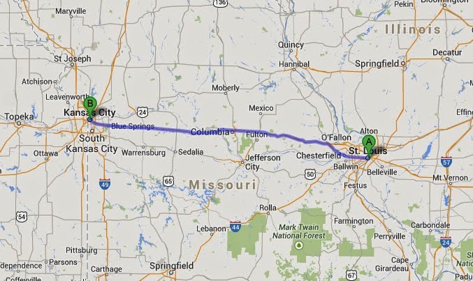 Sunnyvale to Baddeck: Day 61: St. Louis to Kansas City