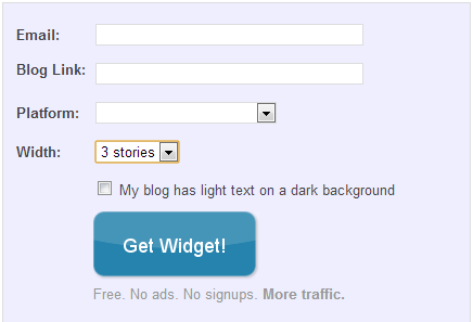 Get widget  LinkWithin