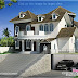 3400 square feet modern hill side home design
