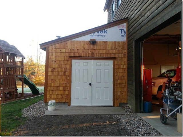 outside view of froling fhg boiler room