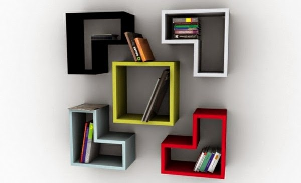 Practical bookcase for home