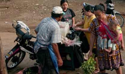 Jualan Sayur dan Daging