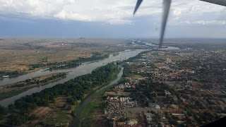 Lot of water is in the white nile, right next to Juba