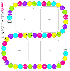 Relentlessly Fun Deceptively Educational Free Printable Line Geometry Board Game