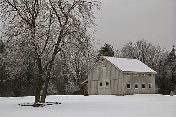 Handcrafted Vermont custom post and beam barn