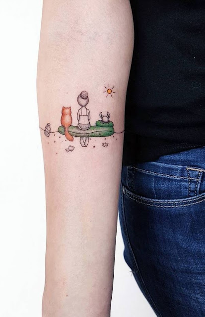 Mini tatuagens femininas super fofinhas Mini tatuagens femininas super fofinhas