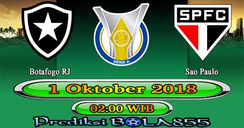 Prediksi Bola855 Botafogo RJ vs Sao Paulo 1 Oktober 2018 Prediksi Bola855 Botafogo RJ vs Sao Paulo 1 Oktober 2018