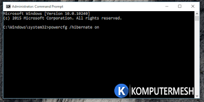 CARA MENGAKTIFKAN HIBERNATE PADA WINDOWS 10 CARA MENGAKTIFKAN HIBERNATE PADA WINDOWS 10