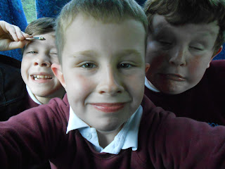 schoolboys selfie gurning idiots