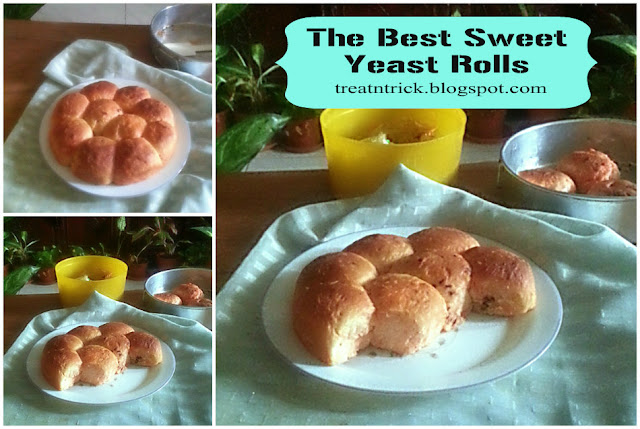 The Best Sweet Yeast Rolls @ treatntrick.blogspot.com The Best Sweet Yeast Rolls Recipe @ treatntrick.blogspot.com