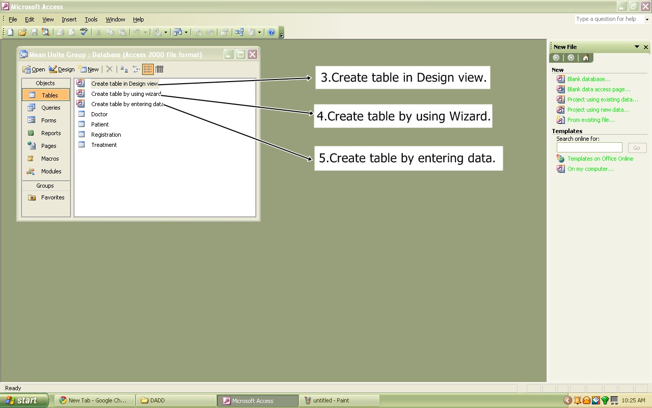 Data Analysis and Design Database: February 2011