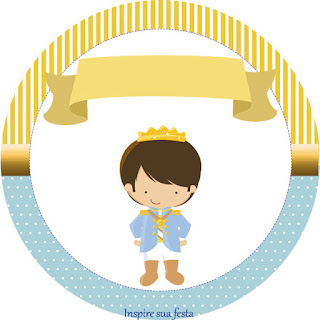 Charming Prince Toppers or Free Printable Candy Bar Labels.