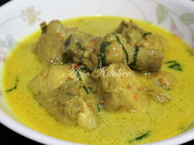 Cili api simple resepi masak lemak ayam Ayam Masak