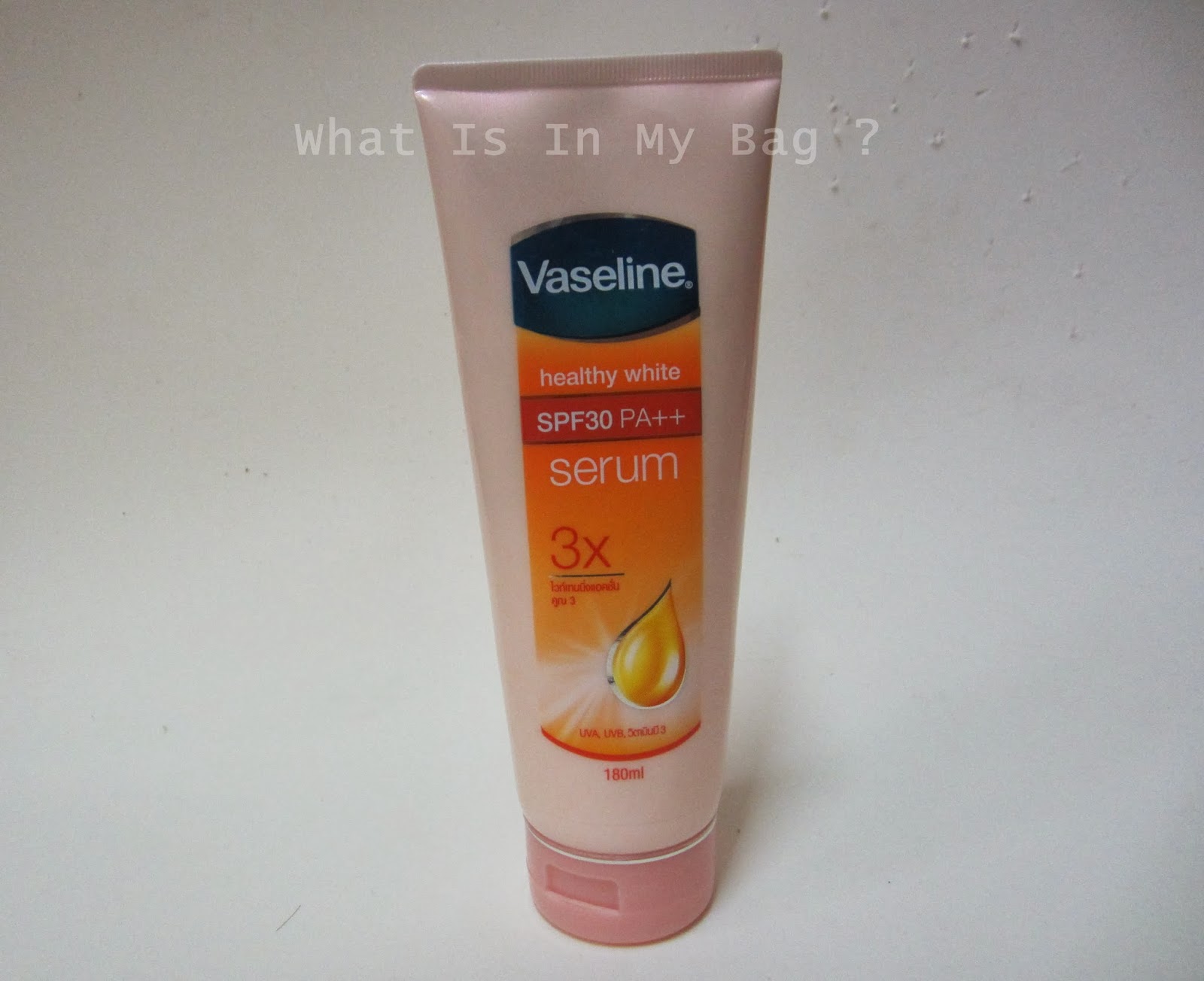 What Is In My Bag ? Review Vaseline Healthy White SPF30 PA++ Serum
