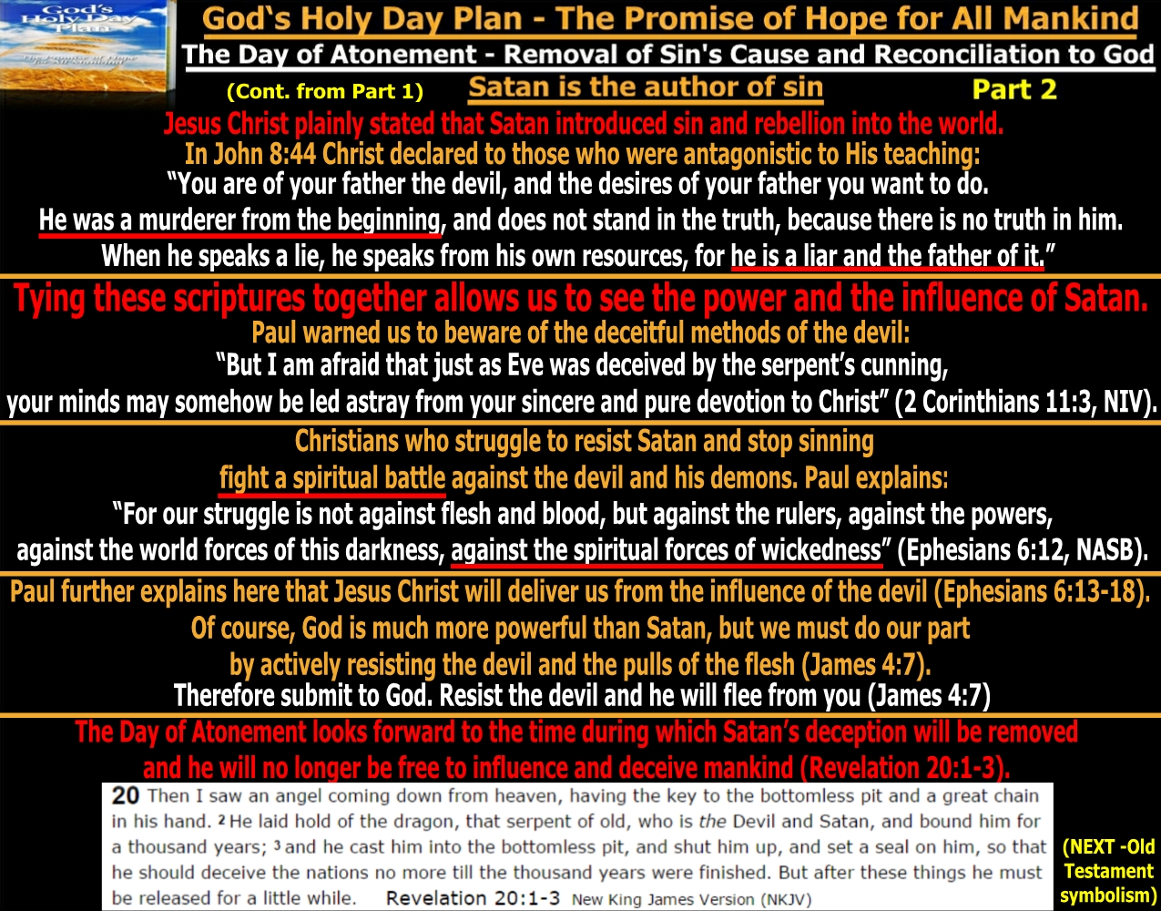 They follow the Lamb wherever He goes The Day of Atonement Removal