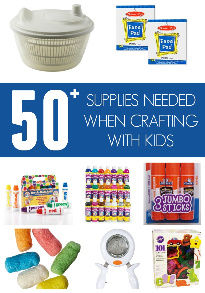 Toddler Approved! Top 50+ Supplies You Need When Crafting and Playing With Kids