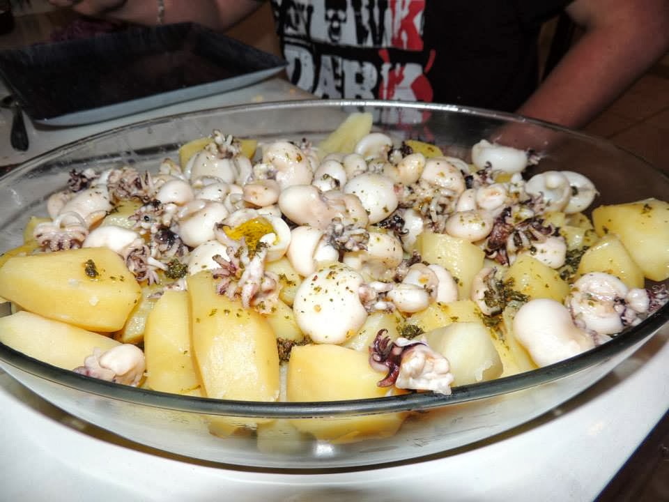 La cuisine en amateur de Maryline: Poulpes, calamars à la plancha