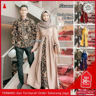 GMS223 ADropship SKNB223T294 Termurah Batik Couple Sarwendah Batik Dropship SK1416912000