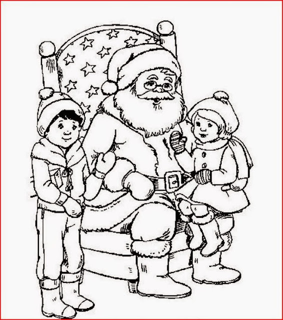 Santa Claus christmas coloring.filminspector.com