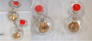 Centro mesa navideño