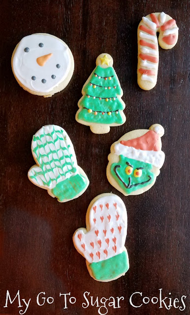 These are my favorite sugar cookies to roll-out, cut and decorate. The dough is easy to work with, not too stiff and not too hard and they taste delicious! These are my favorite sugar cookies to roll-out, cut and decorate. The dough is easy to work with, not too stiff and not too hard and they taste delicious!