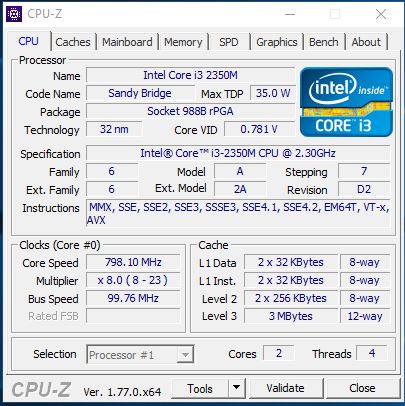 Hardware Enthusiast: Preview Intel i3-2350m
