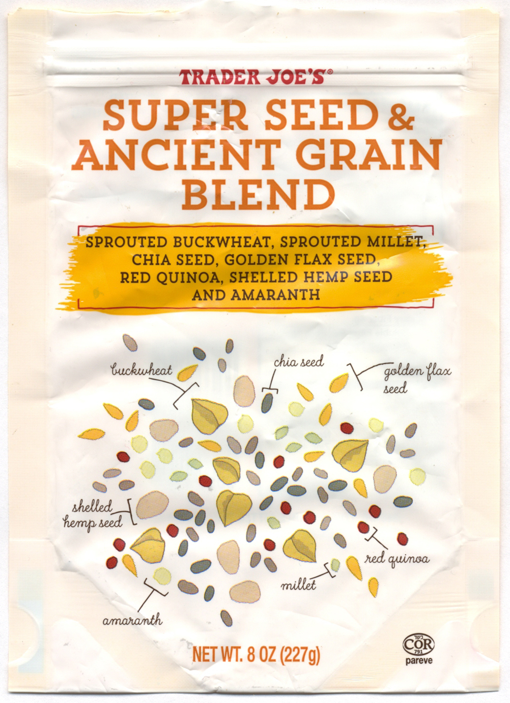 EudaemoniusMarkII Taste Test TRADER JOES SEED MIXES Day 16,807