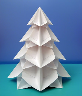 Bialbero di Natale - Double Christmas tree by Francesco Guarnieri Origami: Bialbero di Natale - Double Christmas tree