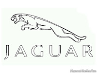 Mewarnai logo mobil Jaguar