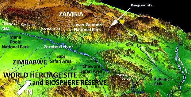 Proposed Site of the Kangaluwi Open-Pit Mine in the Lower Zambezi National Park