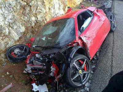 Ferrari 458 Spider Fatal Crashed in Mallorca 2