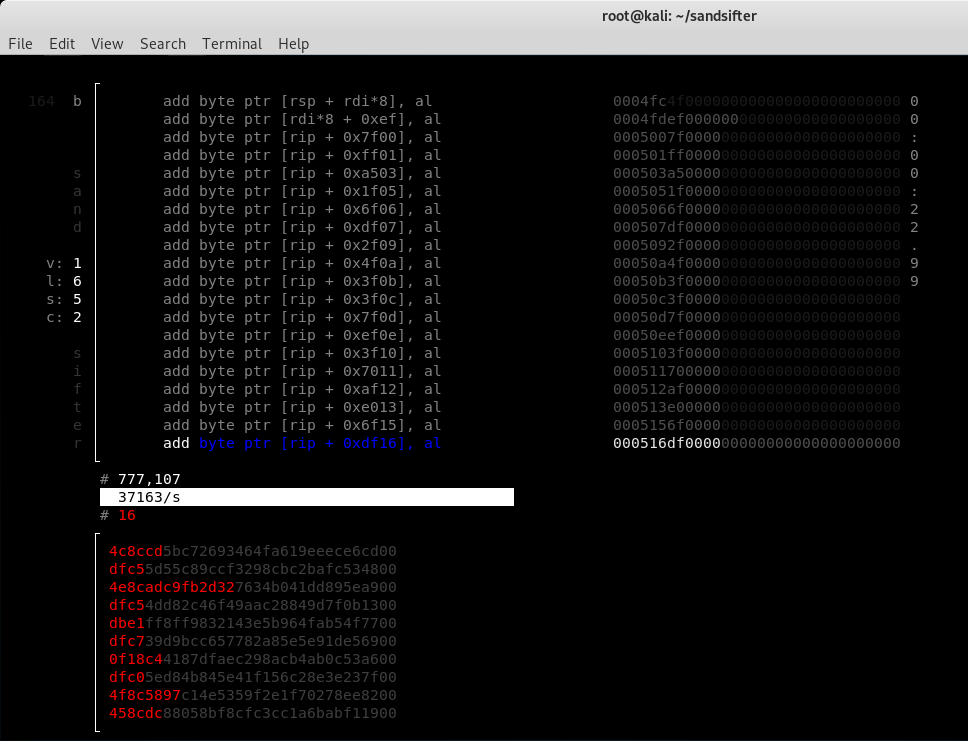 Information Technology Kali Linux Utilizzare Sandsifter per il