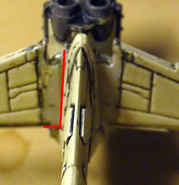 Rule 37: X-Wing Showcase : Dagger squadron B-Wing with folding foils
