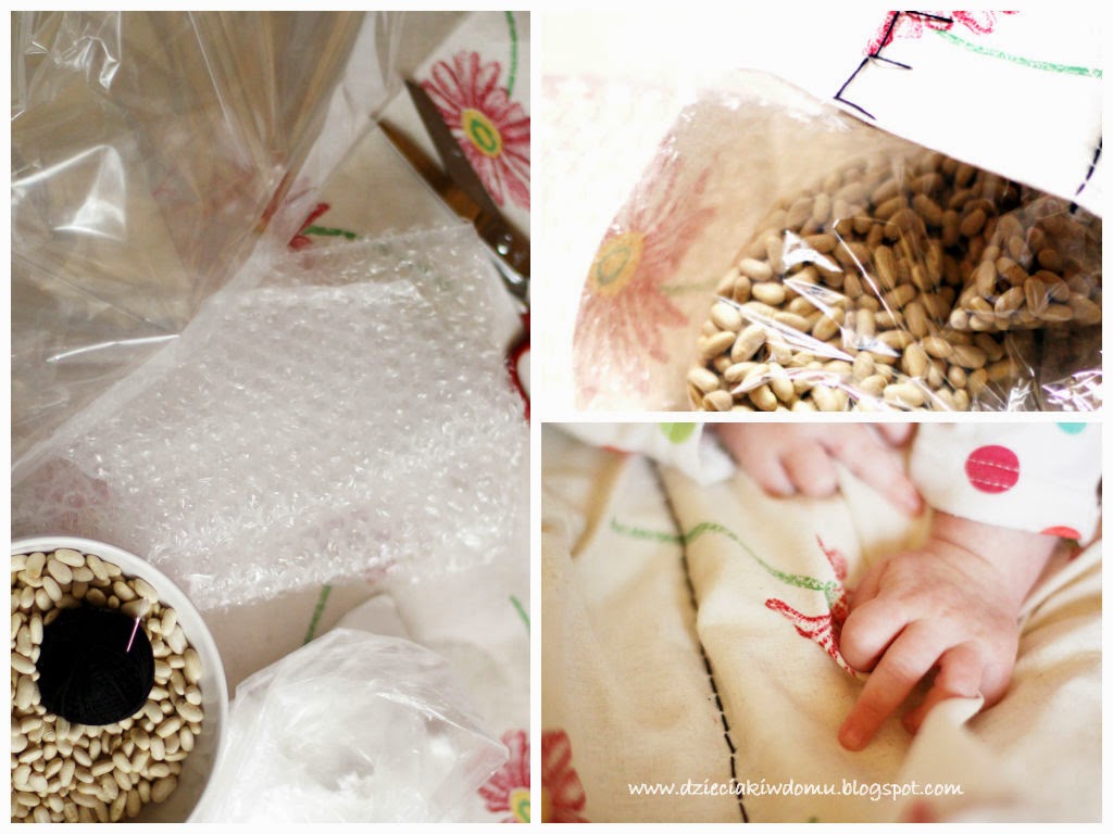 Prosta mata sensoryczna dla niemowlaka Prosta mata sensoryczna dla niemowlaka