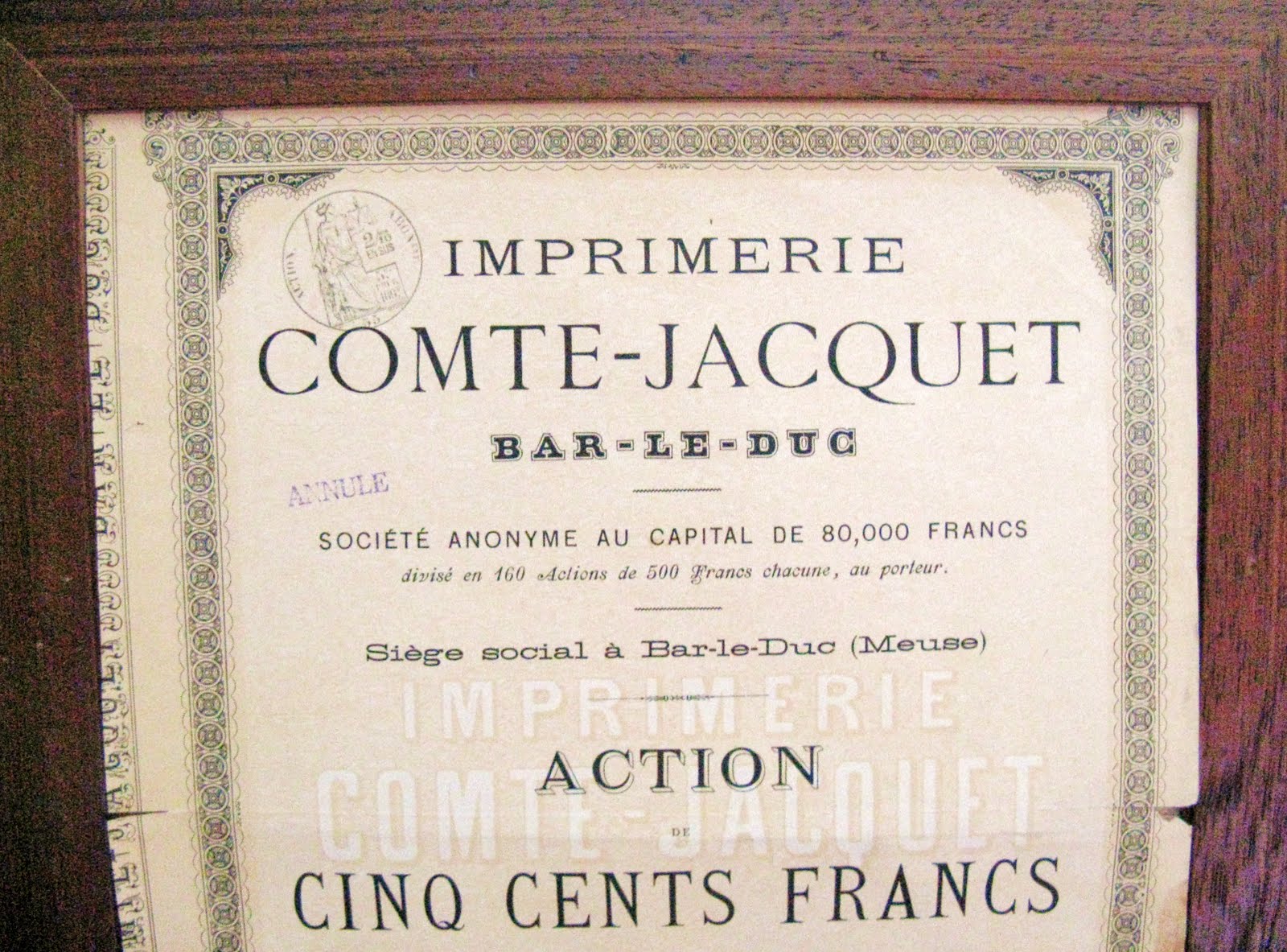 Continental Treasures Rare French Business Letters Documents