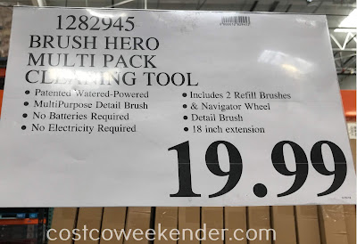 Deal for the Brush Hero Water Powered Cleaning Tool at Costco