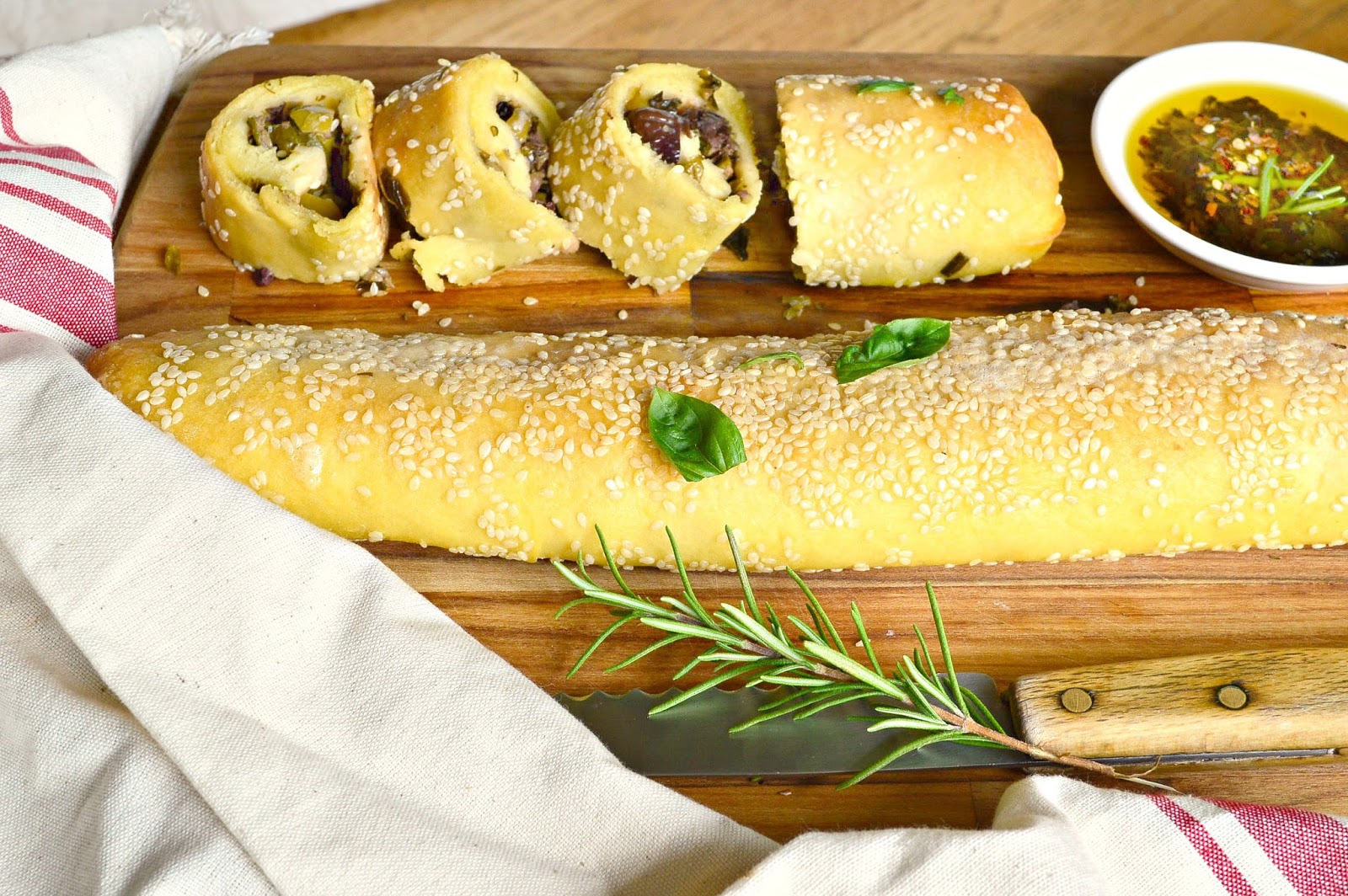 This is How I Cook No Yeast Greek Olive Bread Roll