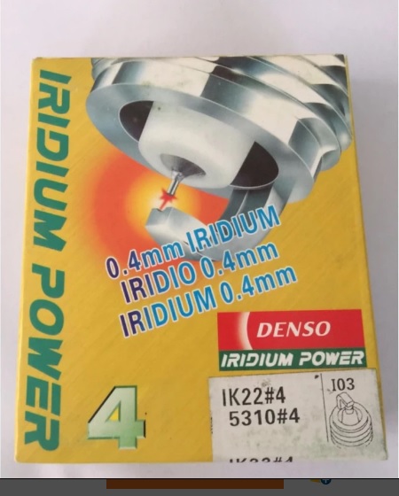หัวเทียน Denso ik22 Iridium Power 4 หัว 1,100 บาท