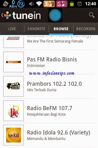 Aplikasi Android Untuk Mendengarkan Radio Online