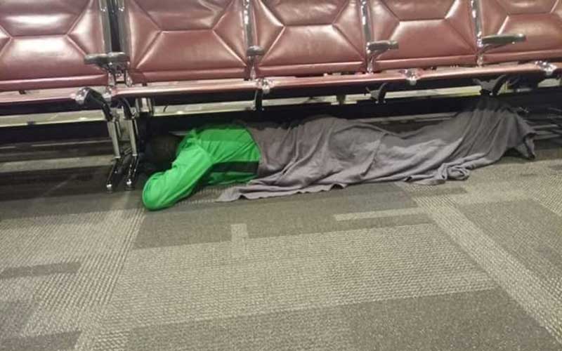 Outrage as GOR MAHIA players are forced to sleep on the floor at Doha Airport ahead of crucial CAF match in Morocco (PHOTOs) gor2 - Outrage as GOR MAHIA players are forced to sleep on the floor at Doha Airport ahead of crucial CAF match in Morocco (PHOTOs)