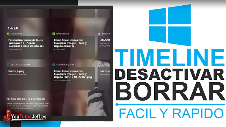 Como Desactivar Timeline o Linea de Tiempo Windows 10 - Trucos Windows